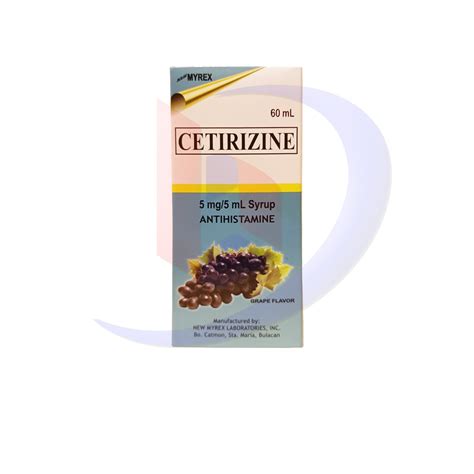 Cetirizine Mrx 5mg5ml Syrup Grape 60ml Bambang Pharmaceutical