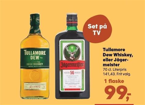 Tullamore Dew Whiskey Eller J Germeister Cl Tilbud Hos Superbrugsen