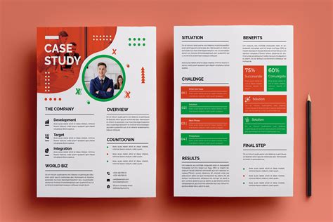 Case study Design Template | Creative Market