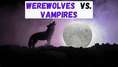 Werewolves vs. Vampires (Differences & Who Would Win?) — Mystic Beasts