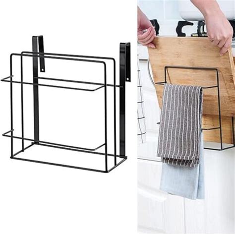 Chopping Board Rack Shelf Holder Double Layer Stainless Steel Chopping