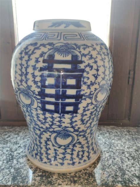 Vaso Azul E Branco Porcelana China S Culo Xix Catawiki