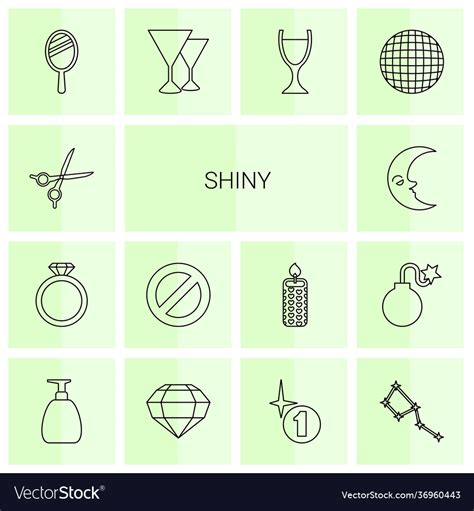 Shiny icons Royalty Free Vector Image - VectorStock