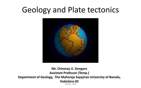 Introduction To Geology And Plate Tectonics Ppt