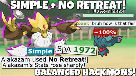 SIMPLE NO RETREAT MEGA ALAKAZAM IS BROKEN IN BALANCED HACKMONS