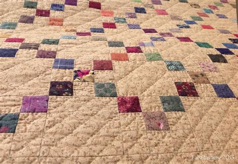 Fabadashery Single Irish Chain Charm Quilt