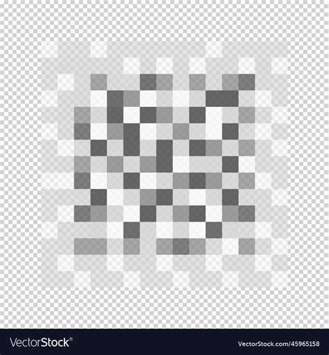 Censor Checkered Texture Pixel Mosaic Pattern Vector Image