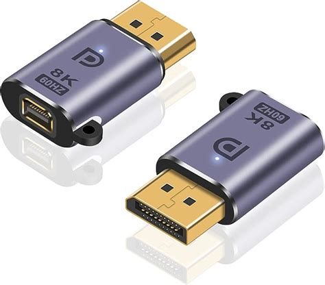 Amazon co jp Poyiccot Mini Displayport to Displayport 変換アダプタ 8K