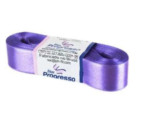 Fita de Cetim Progresso 22mm nº5 10m Cor 356 Lilás Lavanda 01