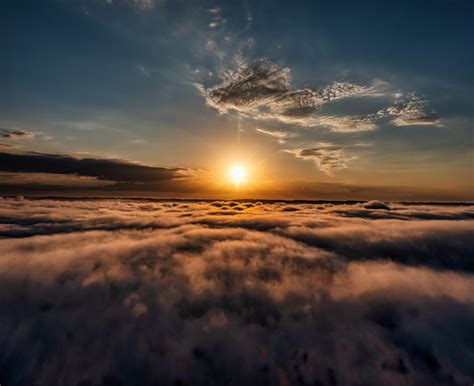 Sea of Clouds during Sunset · Free Stock Photo