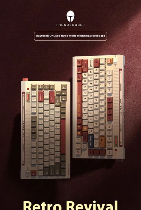 Thunderobot ONCE Three Mode Mechanical Keyboard Gasket Structure Full Key Hot Plug PBT Keycap