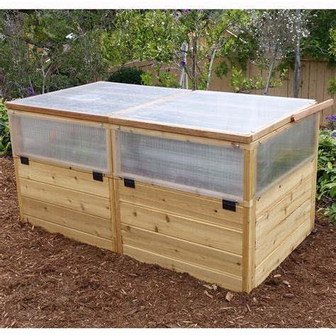 Outdoor Living Today Ft W X Ft D Cedar Garden In A Box With