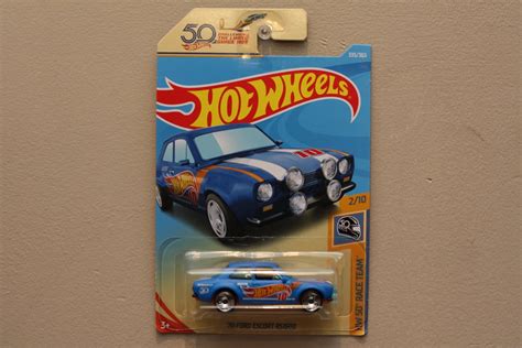 Hot Wheels 2018 HW 50th Race Team 70 Ford Escort RS1600 Blue