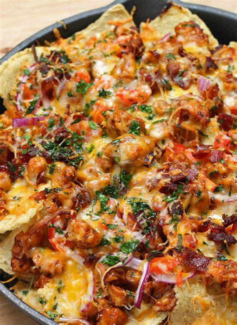 This Recipe For Loaded BBQ Chicken Nachos Are Everything You Need