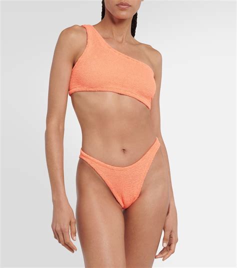 Hunza G Nancy Bikini In Orange Lyst