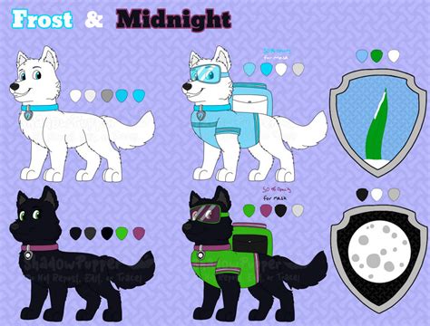 Frost and Midnight by FiresomePuppo on DeviantArt