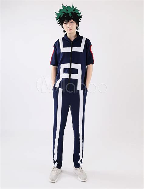 Boku No Hero Academia Bnha Midoriya Izuku Cosplay Costume Gym Suit