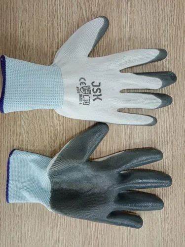 Cut Proof Nitrile Pu Coated Safety Gloves Size Inches At Pair