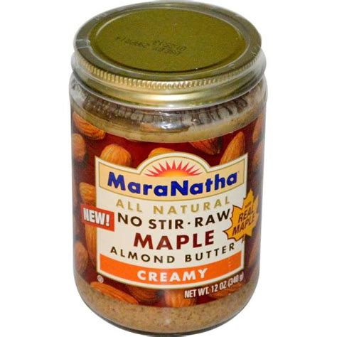 Maranatha Natural Foods No Stir Almond Butter Oz Raw Maple Pack