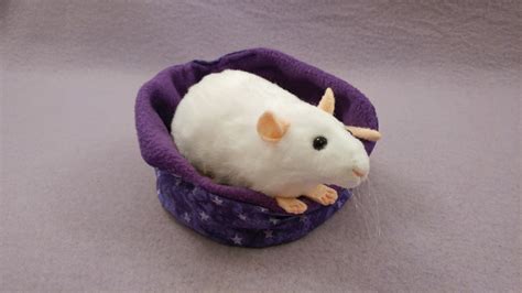 White Rat Plushie | Citrine Mouse