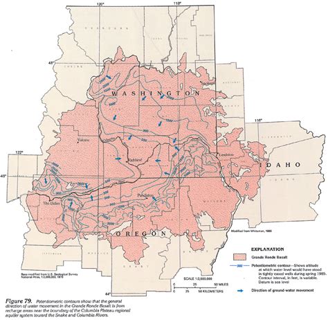 Columbia Plateau Region Map