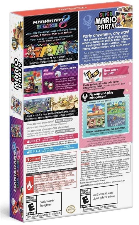 TGDB Browse Game Mario Kart 8 Deluxe Super Mario Party Double Pack