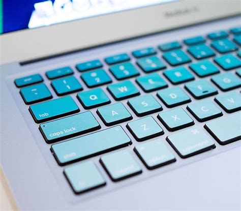 Blue MacBook Keyboard Keys Skin MacBook Keys Stickers MacBook Etsy