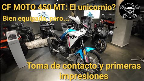 CF MOTO 450 MT Toma De Contacto Y Primeras Impresiones YouTube