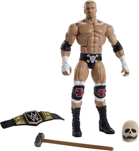 Wwe Figura Elite Wrestlemania Triple H Mattel Dxl62 Amazon Es