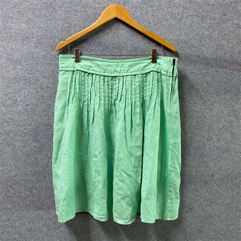 Witchery Womens Size 12 Midi Green S