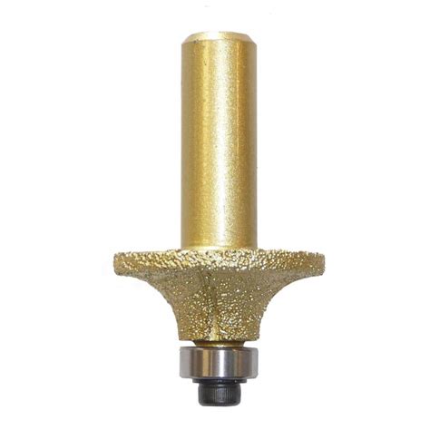 Monster 3 8 In Radius Brazed Diamond Router Bit With 1 2 In Shank