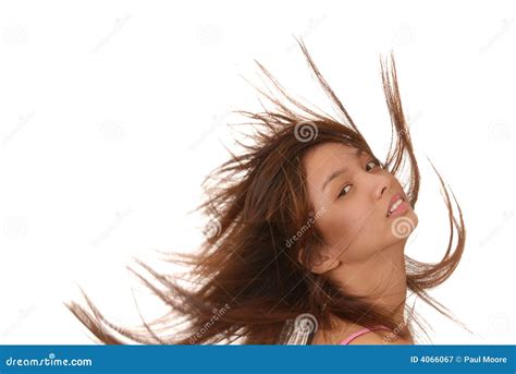 Belle Fille Asiatique De Brunette Image Stock Image Du Visage Beau 4066067