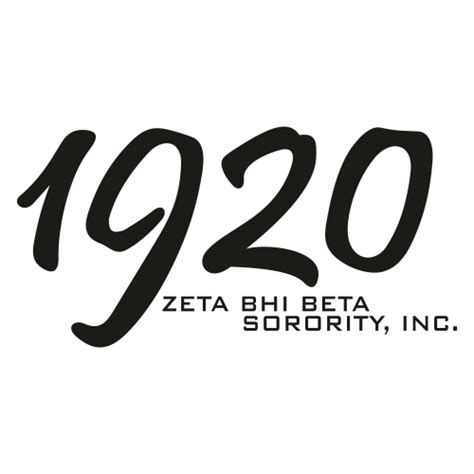 Zeta Phi Beta Sorority Inc 1920 Svg 1920 Sorority Svg Zeta Phi Beta Sorority Inc 1920