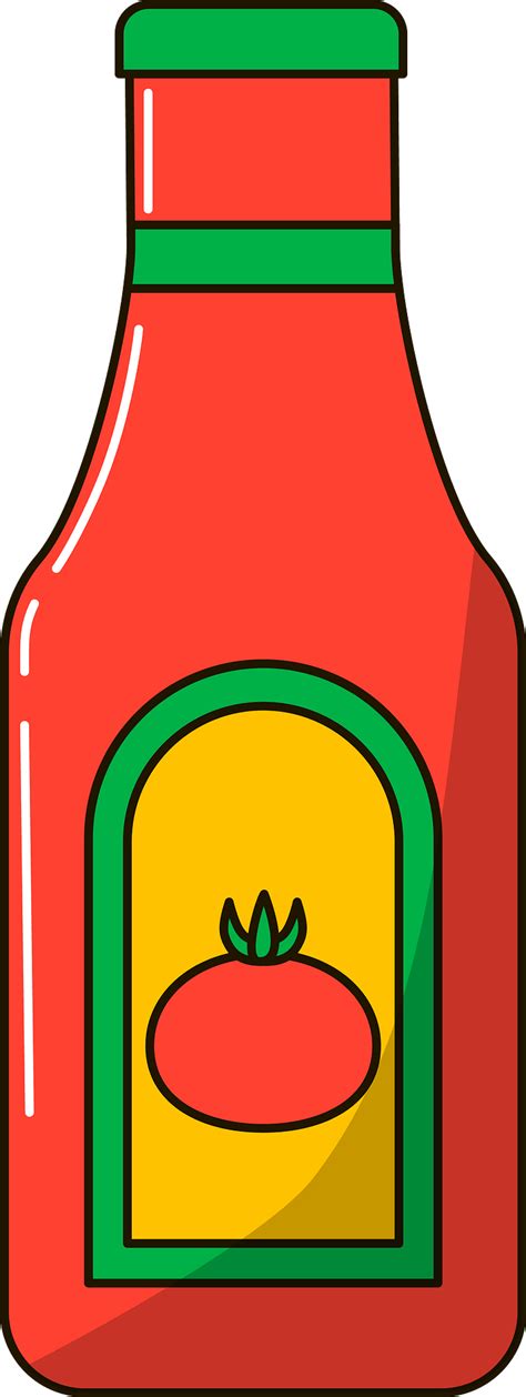 Chibified Happy Ketchup Bottle By XRebelYellx On DeviantArt Clip Art