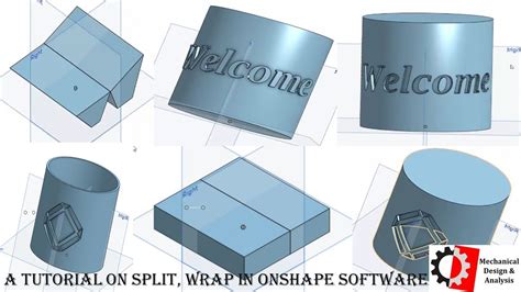 A Tutorial On Split Wrap In Onshape Software YouTube