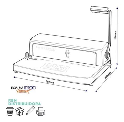Encuadernadora Anilladora Espiraladora Dasa Pinza En Venta En Capital
