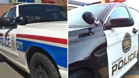 Calgary police return to 'roots' with black and white car rebranding ...