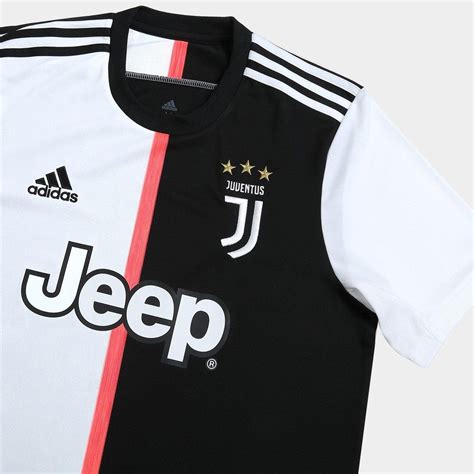 Camisa Juventus Home 19 20 S N° Torcedor Adidas Masculina Preto E