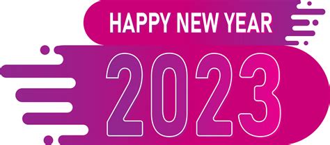 Happy New Year 2023 Clipart Vector HD 16527611 Vector Art at Vecteezy