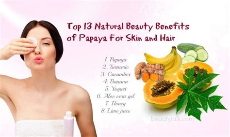 Top 13 Natural Beauty Benefits of Papaya For Skin and Hair