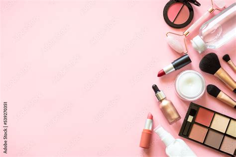 Pink Makeup Background