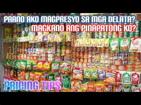 PRICING TIPS PAANO AKO MAGPRESYO SA MGA DELATA MAGKANO ANG PINAPATONG