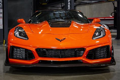 One Owner Corvette Zr In Sebring Orange Was Driven For Just