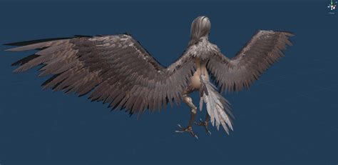 Harpy Game Ready 3d Model By Andryuha1981