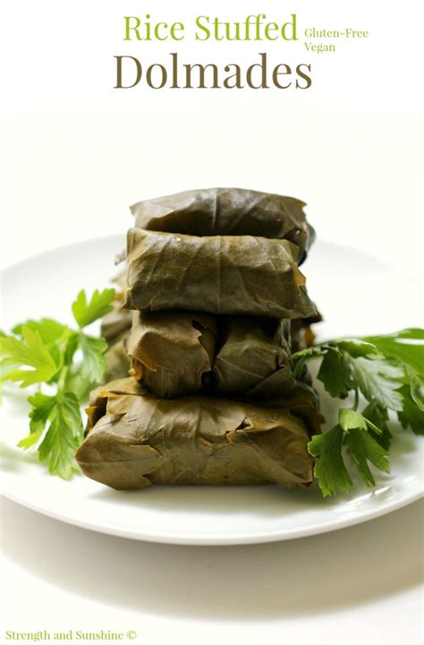 Vegan Rice Stuffed Dolmades