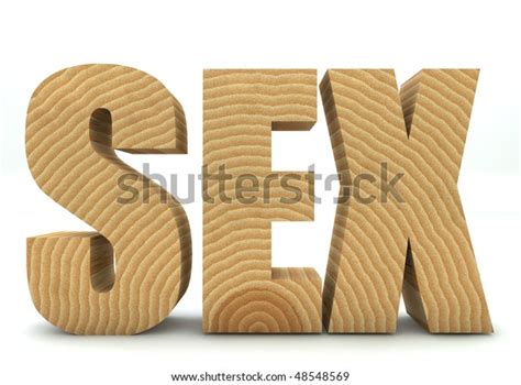 Text 3d Word Sex Material Pinus Stock Illustration 48548569 Shutterstock