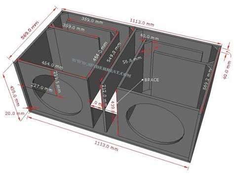 Ukuran Dan Skema Box Speaker Sub Bass 15 Inch Double