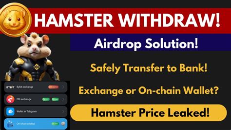 Hamster Kombat Airdrop Withdraw Bank Withdraw Steps Easy Trick