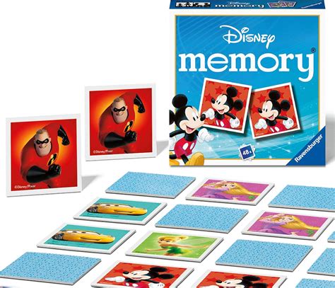 Ravensburger Disney Mini Memory Matching Picture Snap Pairs Game For