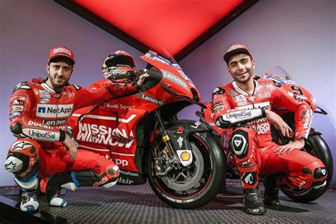 Ducati เปดตวทมแขง MotoGP 2019 อวด GP19 ลายใหม Mission Winnow